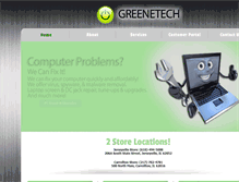Tablet Screenshot of greenetechpc.com